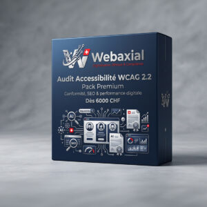 Audit Accessibilité WCAG 2.2 - Pack Premium – Conformité, SEO & performance digitale